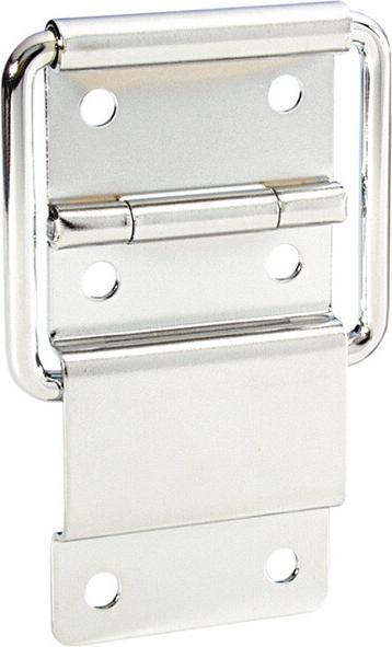 Actual product image Adam Hall 2529 A - Locking hinge 4.2 mm holes, chrome