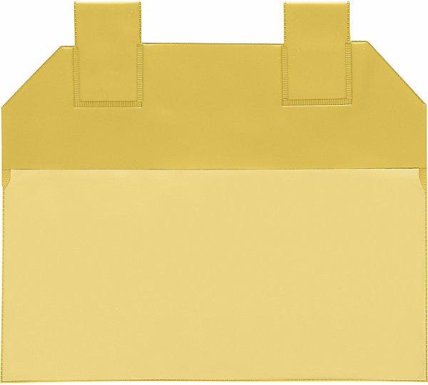 Valdemar Krog Magnetic document pouches, pack of 50, for paper format A6, yellow. (A6, 50 Piece)