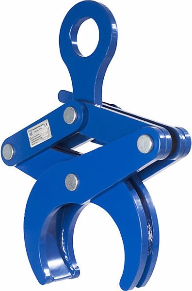Planeta RTG round material gripper, gripping range 80 - 130 mm, max. load 2000 kg.