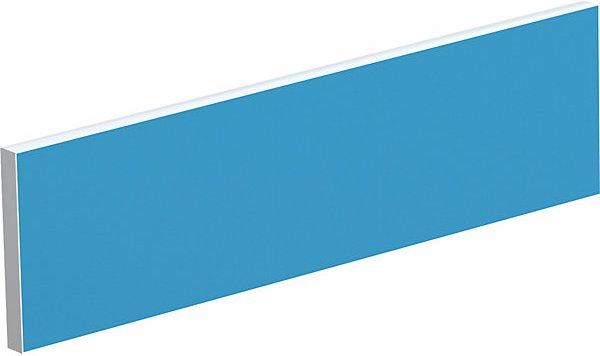 Actual product image Paperflow Table partition for team desks, width 1200 mm, blue cover. (120 x 33 cm)