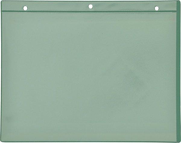 Valdemar Krog Document pouches, with magnetic strips, pack of 50, WxH 235 x 170 mm, A5, green. (A5, 50 Piece)
