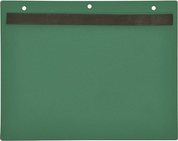 Actual product image Valdemar Krog Document pouches, with magnetic strips, pack of 50, WxH 235 x 170 mm, A5, green. (A5, 50 Piece)