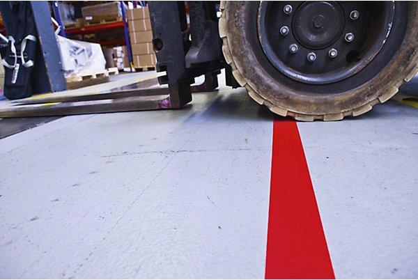 Immagine prodotto Moravia Nastro per marcature a terra, adatto per transpallet, vinile, larghezza 50 mm (50 mm)