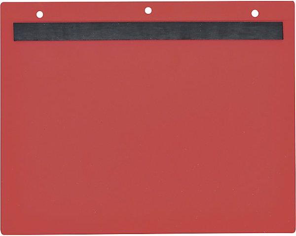 Actual product image Valdemar Krog Document pouches, with magnetic strips, pack of 50, WxH 235 x 170 mm, A5, red. (A5, 50 Piece)