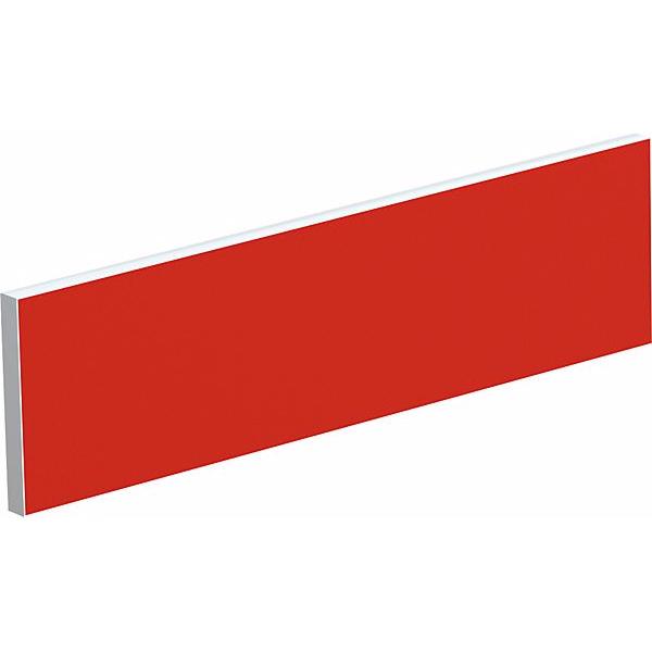 Paperflow, Scheidingswand, Tafelverdeler voor teamtafels, breedte 1200 mm, deksel rood (120 x 33 cm)