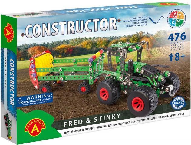 Image du produit Alexander Constructor - Tracteur avec épandeur de fumier "Fred & Stinky