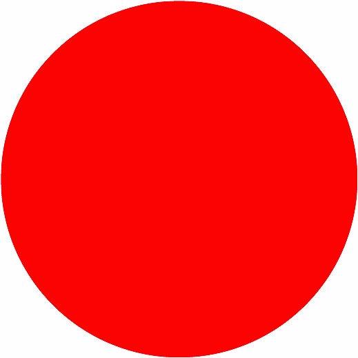 Actual product image smiT Magnetic CIRCLE symbol, Ø 30 mm, pack of 20, red.