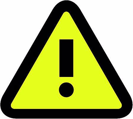 Immagine prodotto smiT Simbolo magnetico ATTENZIONE, alt. x largh. 35 x 40 mm, conf. da 20 pz., giallo