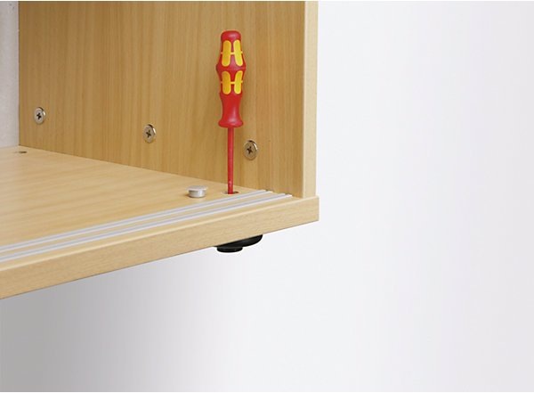 Produktbild Hammerbacher ANNY-AC - Regal mit Akustik-Rückwand, HxBxT 1100x400x400 mm, 2 FB, Ahorn-Dekor