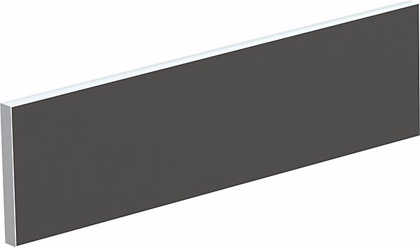 Actual product image Paperflow Table partition for team desks, width 1200 mm, charcoal cover.