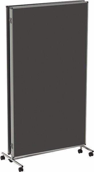 Image du produit eurokraft basic Tableau de présentation pliant et mobile, h x l x p 1905 x 3040 x 50 mm, gris (190,5 x 304 x 50 cm)