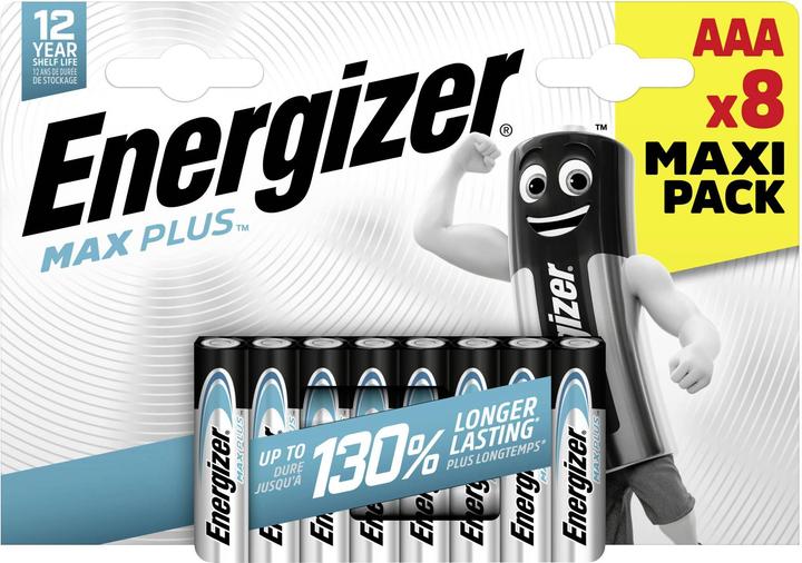 Produktbild Energizer Max Plus (8 Stk., AAA, 1200 mAh)