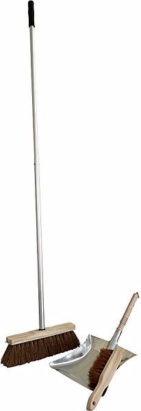 Produktbild Evo Industriebesen Komplett-Set, Besenbreite 300 mm, mit Kehrschaufel und Handfeger (1 Stk.)