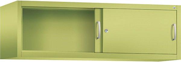 Actual product image C+P ACURADO add-on cupboard with sliding doors, HxWxD 500 x 1600 x 500 mm, viridian