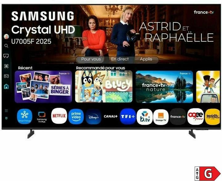 Actual product image Samsung 43" Fladskrms TV LED 4K TU43U7005FKXXC (43", LED, 4K, 2025)