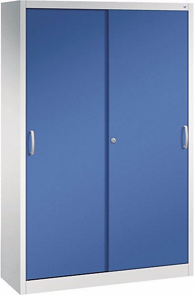 Enzianblau, Lichtgrau