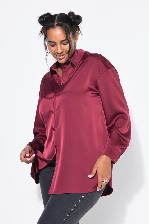 Produktbild Studio Untold Hemdbluse, oversized, Satin (60)