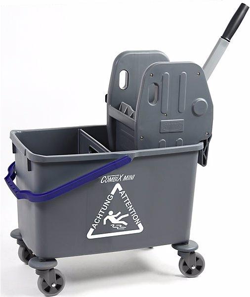 Sprintus Einfachfahreimer CombiX mini, Volumen 20 l, gummierte Lenkrollen (1 Stk.)
