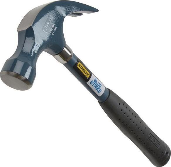 Actual product image Stanley Blue Strike Claw Hammer
