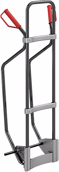 Image du produit eurokraft pro Diable GO, châssis, charge max. 200 kg, avec patins, noir profond RAL 9005. (200 kg)