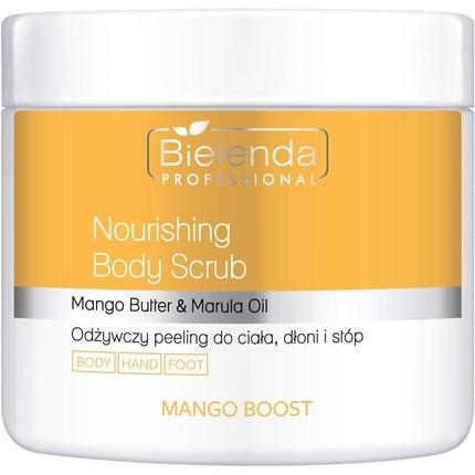 Bielenda Professional Mango Boost Nourishing Body Hand and Foot Scrub Moisturizing Smoothing Regener