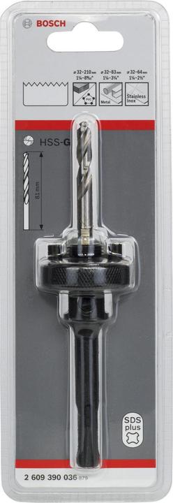 Produktbild Bosch Professional Zubehör SDS plus-Adapter, 5/8-Zoll - 18 UNF, 32 bis 210 mm (6.35 Millimeter)
