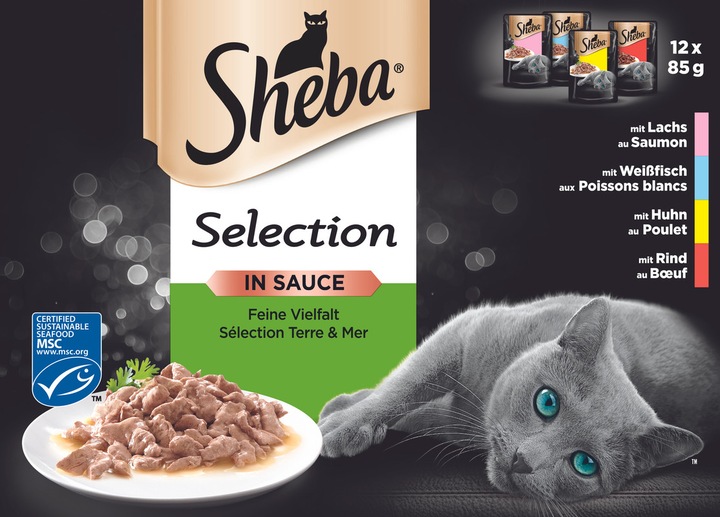Produktbild Sheba Feine Vielfalt (Adult, 12 Stk., 1020 g)