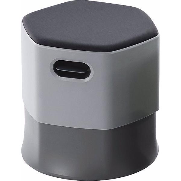 Rocada, Bürostuhl, Hocker VICTORIA, höhenverstellbar 440 - 560 mm, anthrazit