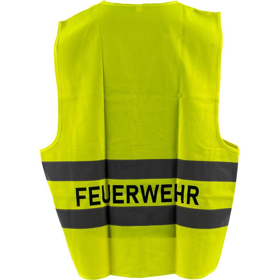 Thumbnail - Dönges, Warnweste + Warnshirt, Warnweste EN ISO 13688, EN ISO 20471, leuchtgelb, FEUERWEHR (One Size)