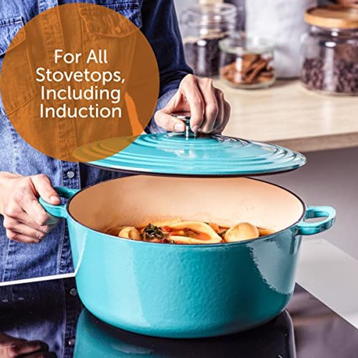 Image du produit BK Bourgogne Braadpan - 24 cm - Aqua Blue (24 cm, Cocotte + faitout, Fonte)