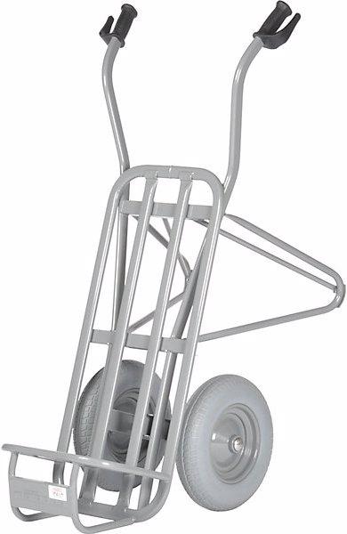 Actual product image Matador Brick and tile wheel barrow, 2 wheels, puncture proof, extra wide tyres.