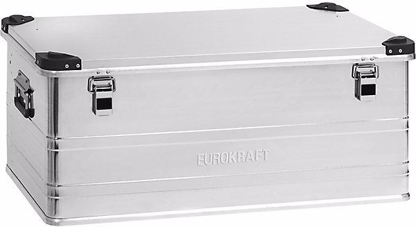 Actual product image eurokraft pro INDUSTRY aluminium container with stacking corners, capacity 140 l, external