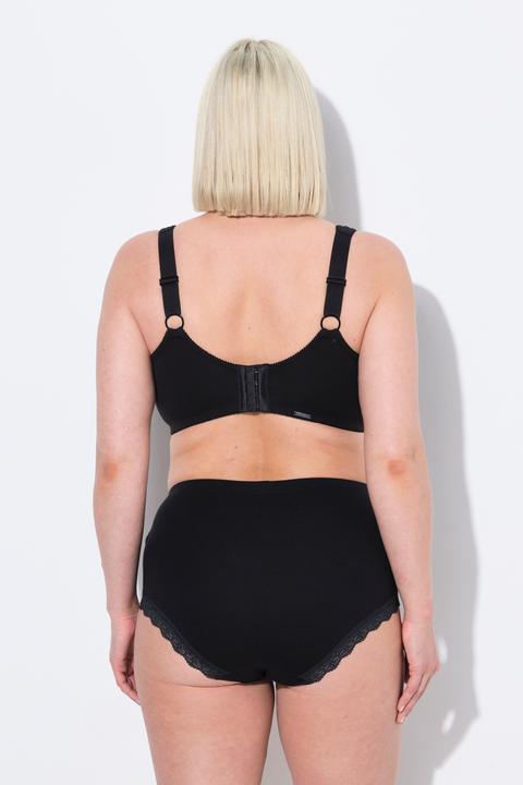 Immagine prodotto Ulla Popken Reggiseno sostenitivo in cotone senza ferretto con coppa C-F (120 E)