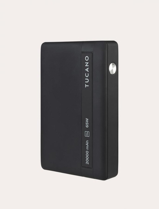Produktbild Tucano Power bank per laptop, 20000 mAh, Schwarz (20000 mAh, 65 W)