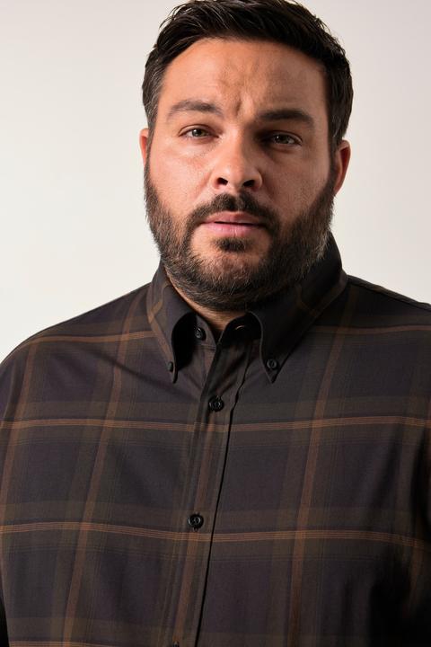 Actual product image Men+ Karohemd, Langarm, Buttondown-Kragen, Comfort Fit (5XL)