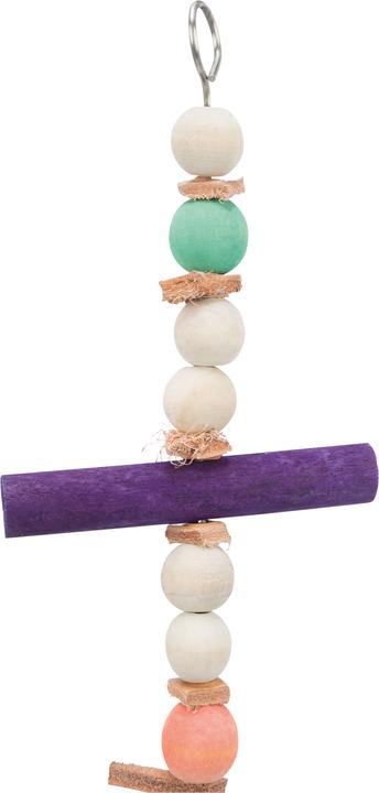 Actual product image Trixie Toy with rope and beads