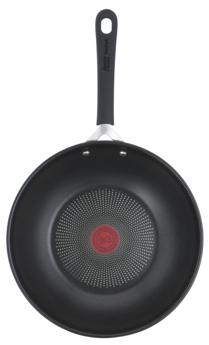 Actual product image Tefal Jamie Oliver E3031944 Pan Wok/Frying Pan Round (28 cm, Wok, Stainless steel)