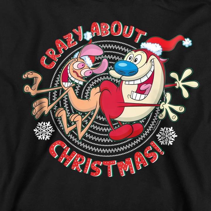 Produktbild Ren & Stimpy Crazy About Christmas Sweatshirt (XL)