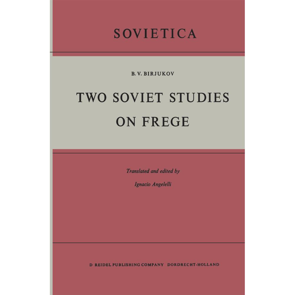 Two Soviet Studies on Frege, Fachbücher