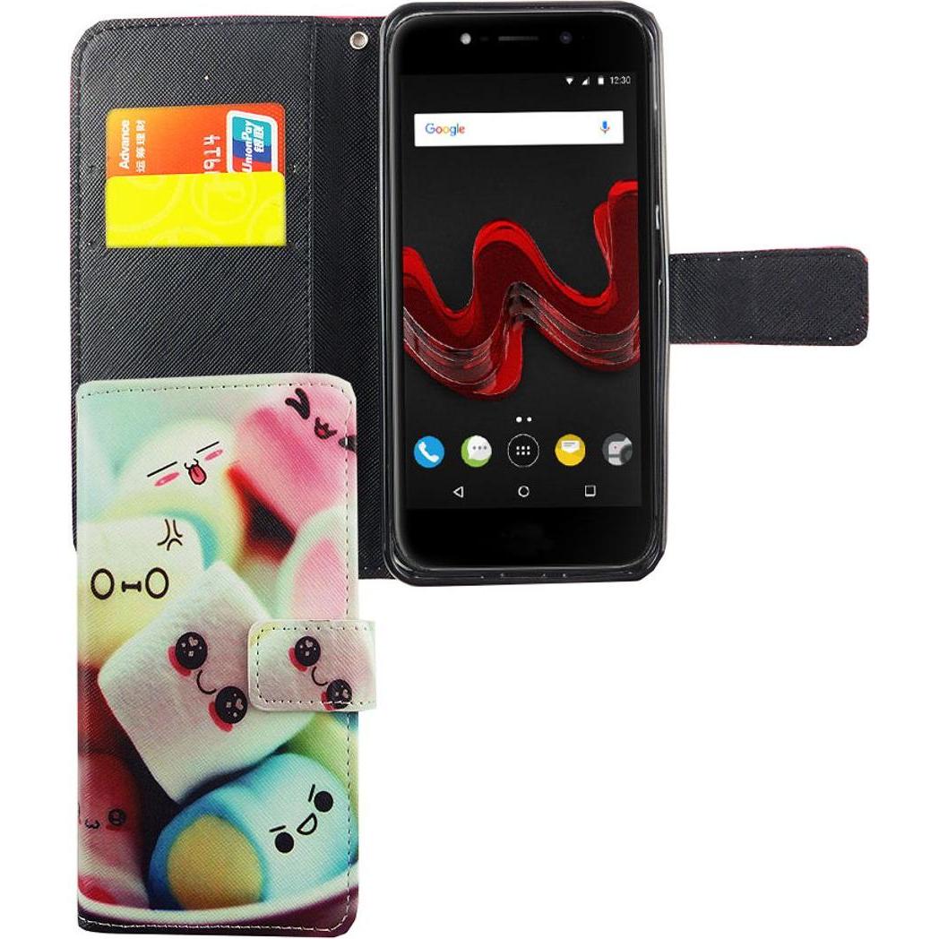 König Design Hülle Handy Schutz für Wiko Wim Lite Case Cover Tasche Wallet Etui Handyhülle (Wiko WIM Lite), Smartphone H...
