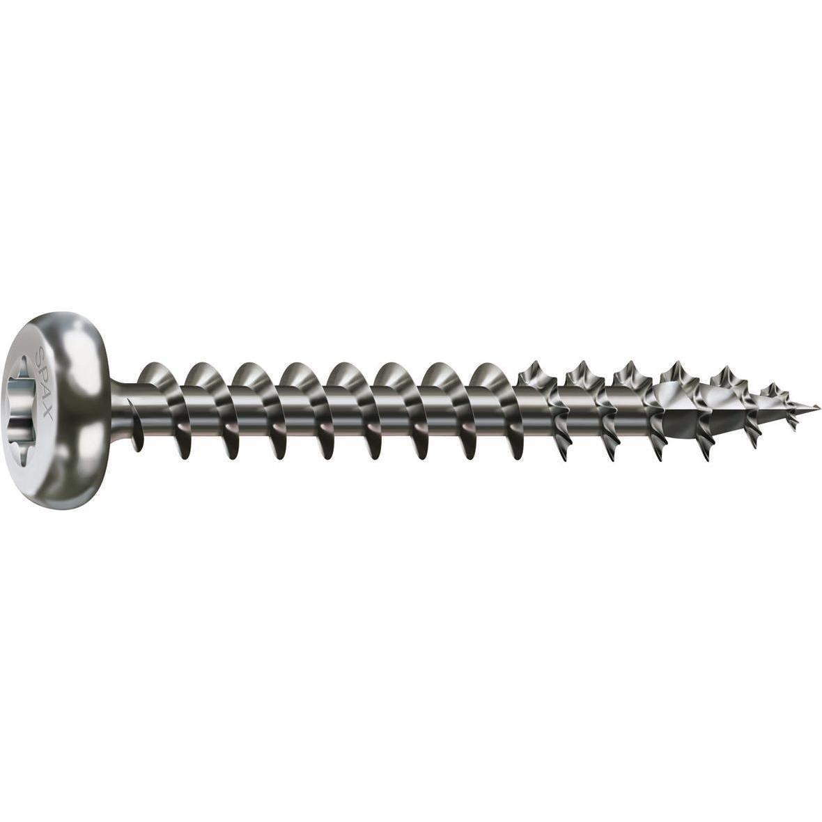 Spax, Schrauben, Schraube R 88093 Ruko m.Spitze/T-STAR VG 4 x 25/21-T20 A 2 (200 Schrauben pro Stück)
