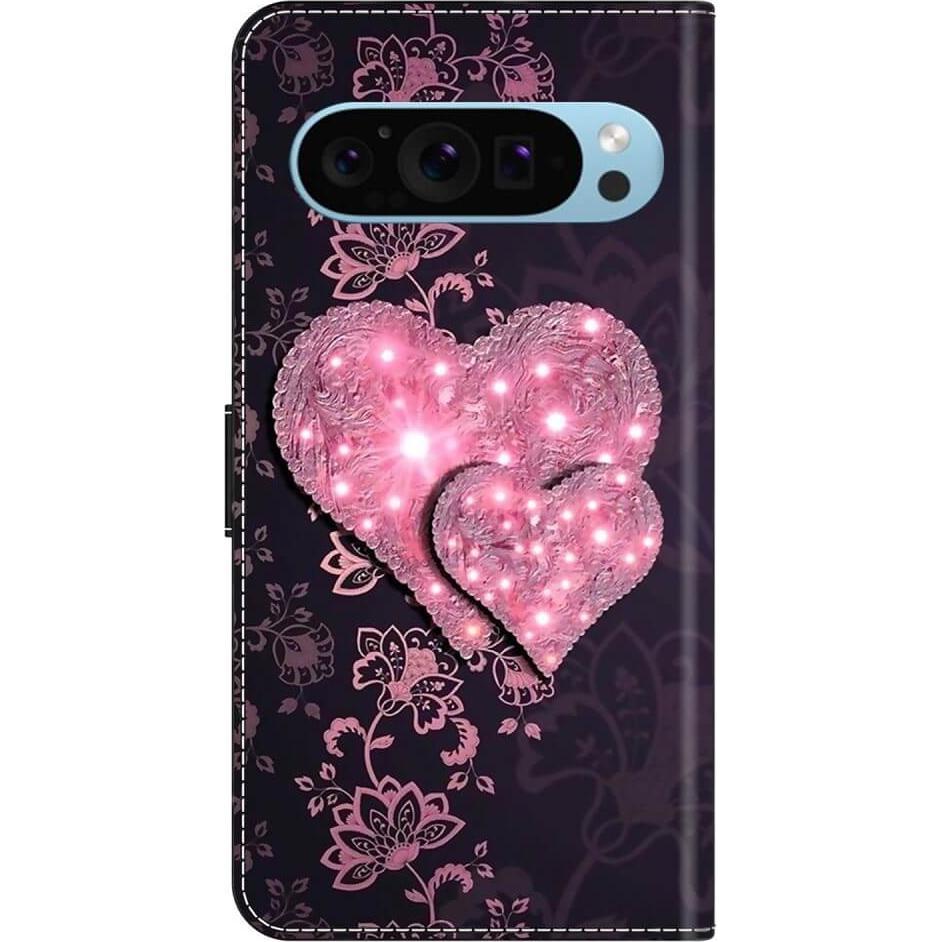 Cover-Discount Google Pixel 9 / 9 Pro - 3D-Effekt Hülle Etui (Google Pixel 9 Pro), Smartphone Hülle, Mehrfarbig