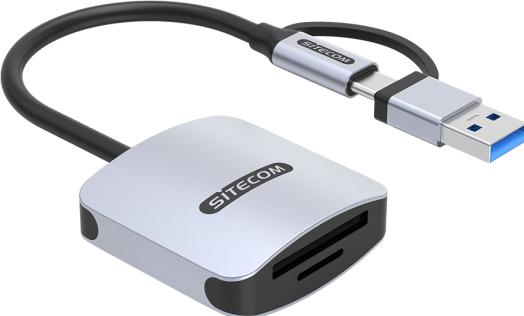Produktbild Sitecom USB Card Reader USB-C & USB-A (USB-C)