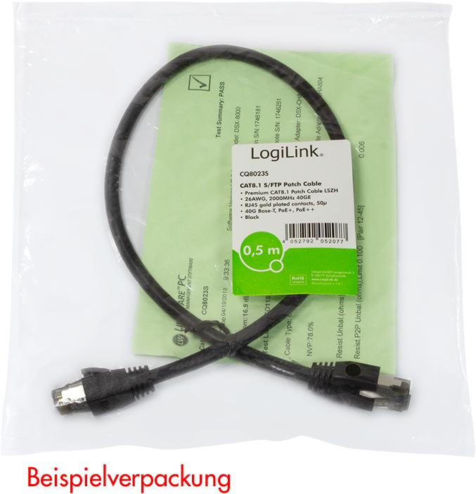 Actual product image LogiLink Network cable (PiMF, CAT8.1, 3 m)