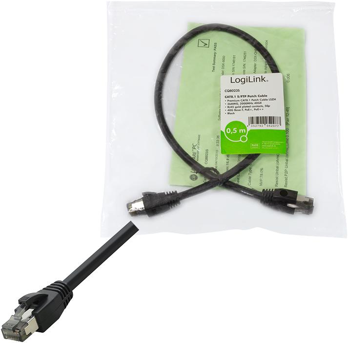 Actual product image LogiLink Network cable (PiMF, CAT8.1, 3 m)
