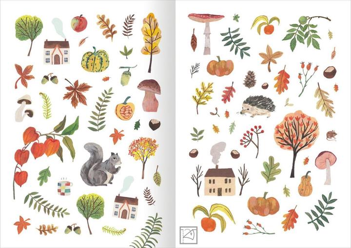 Actual product image Sticker love - Nature (300 Sticker)
