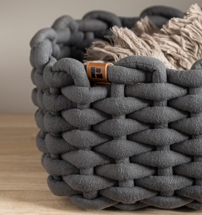Produktbild Bigso BASKET Aufbewahrungskorb Grau S (20 cm)