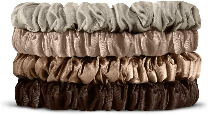 Image du produit VBEAUTY Seiden Scrunchie Skinny-Set (Élastiques à cheveux)