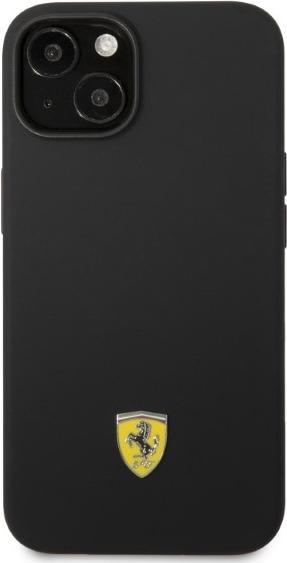 Immagine prodotto Ferrari FEHMSIP14MBK Custodia rigida per iPhone 14 Plus 6,7" in silicone e metallo Logo Magsafe (Apple iPhone 14 Plus)