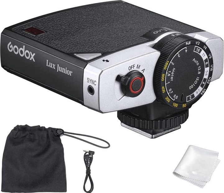 Actual product image Godox Lux Junior (Plug-on flash, Sony, Olympus, Fujifilm, Canon, Nikon)
